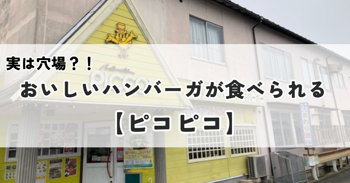 奥出雲のバーガーハウスピコピコはメニューも豊富！ハンバーガをテイクアウトしてみた