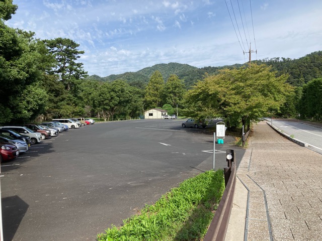 古代出雲歴史博物館近くの駐車場