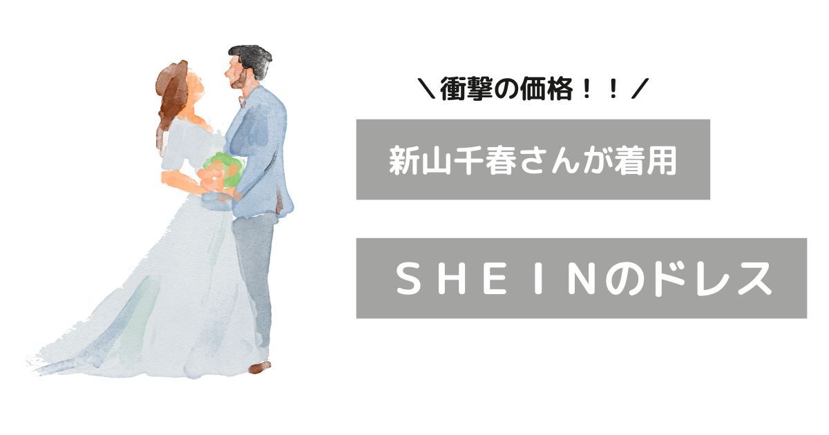 新山千春が再婚を発表！写真で着ていたＳＨＥＩＮのドレス５０００円はこれ